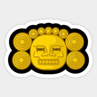 Ancient colombian indigenous art Sticker